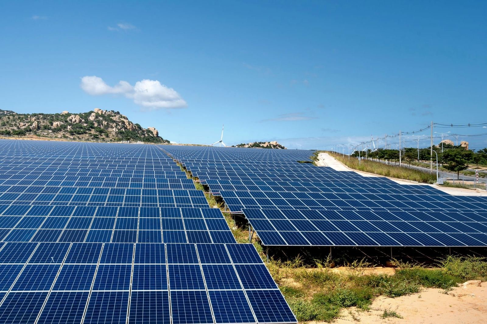 Grande impianto fotovoltaico